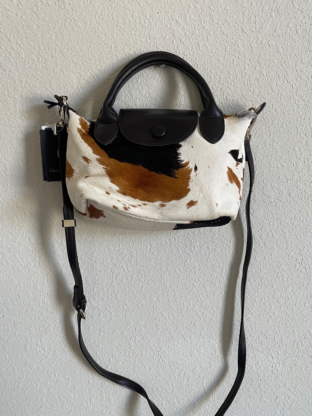 House of Harlow 1960 Calf Hair Top Handle Bag